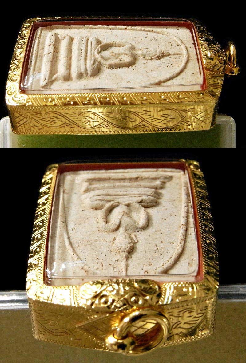 สวยเทพ หลวงปู่โต๊ะ วัดประดู่ฉิมพลี ปี 07 เลี่ยมทอง พร้อมบัตรรับรองฯ สมเด็จพุทโธ หลังยันต์เฑาะว์  - 3