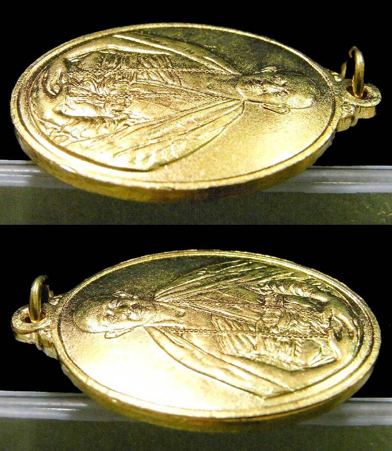 ครูบาบุญชุ่ม พร้อมบัตรรับรอง เหรียญรูปเหมือน รุ่นมหาลาภ ปี 41 หลัง ป.อ. เนื้อทองเหลือง เชิญชมครับ - 3