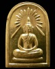 หลวงพ่ออุ้น วัดตาลกง พระพุทธรัศมี ปี 43 เนื้อทองฝาบาตร ตอกโค๊ต นะ เมตตา ด้านหลังเหรียญ สวยสมบูรณ์