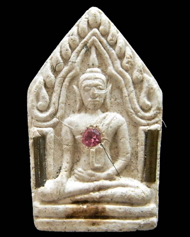 ขุนแผน ขุนพันธ์รักษ์ราชเดช พร้อมบัตรรับรอง รุ่นบ่วงสื่อเฮง ปี 41 ฝังตะกรุด พลอยเสก สวย คม เชิญชมครับ - 1