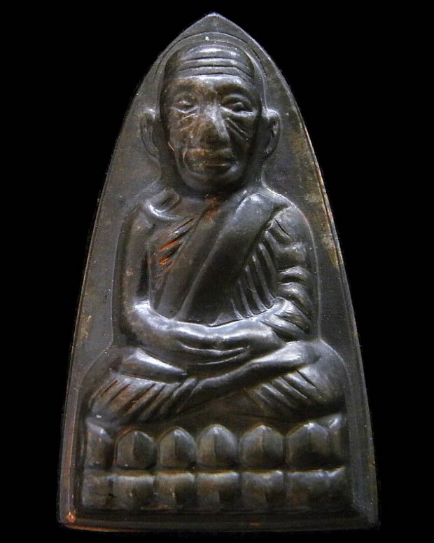 หลวงพ่อทวด "รุ่น ๑" วัดช้าง นวโลหะ พร้อมบัตรรับรอง และกล่องเดิมจากวัด สวยกริบ เชิญชมครับ - 1