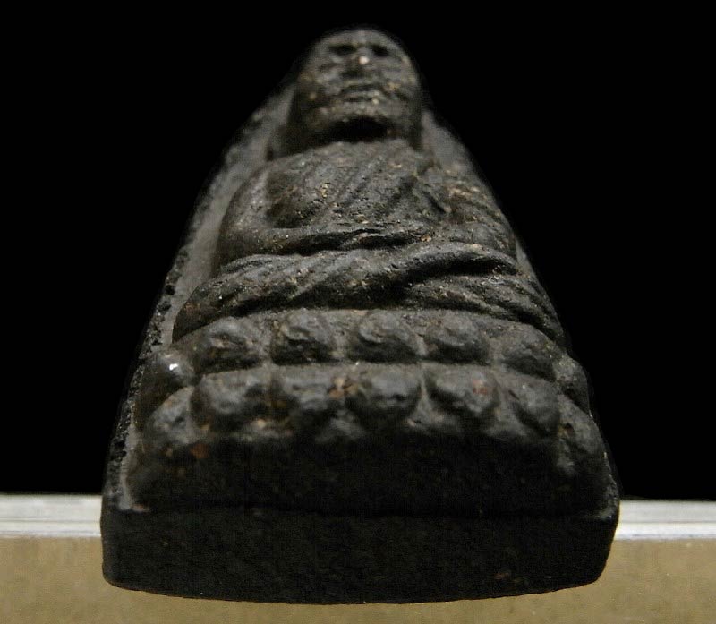 หลวงปู่ทวด เนื้อว่านไม้งิ้วดำ ปี 37 พร้อมบัตรรับรอง ไม่ฝังตะกรุด อาจารย์นอง วัดทรายขาวปลุกเสก - 4