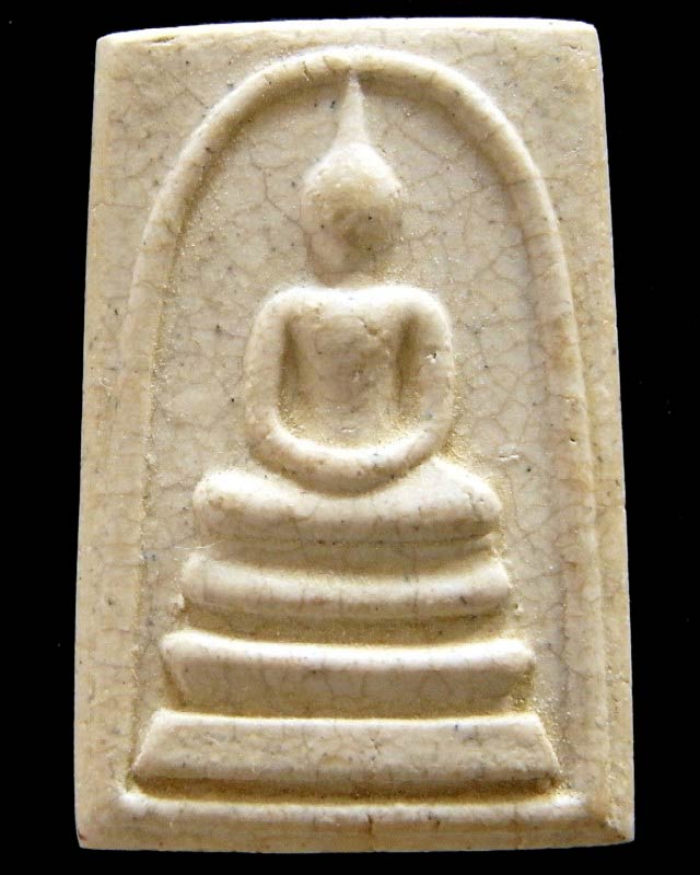 วัดระฆัง อนุสรณ์ 122 ปี เนื้อแตกลายงา ฉ่ำทั่วองค์ หลังตรายาง พร้อมกล่องเดิมจากวัดครับ - 1