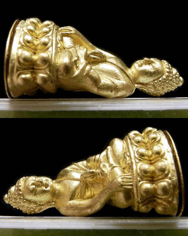 พระกริ่ง 100 ปี รุ่นเจริญโภคทรัพย์ สมเด็จพระญาณสังวร วัดบวรนิเวศวิหาร พร้อมกล่องเดิมจากวัด - 3