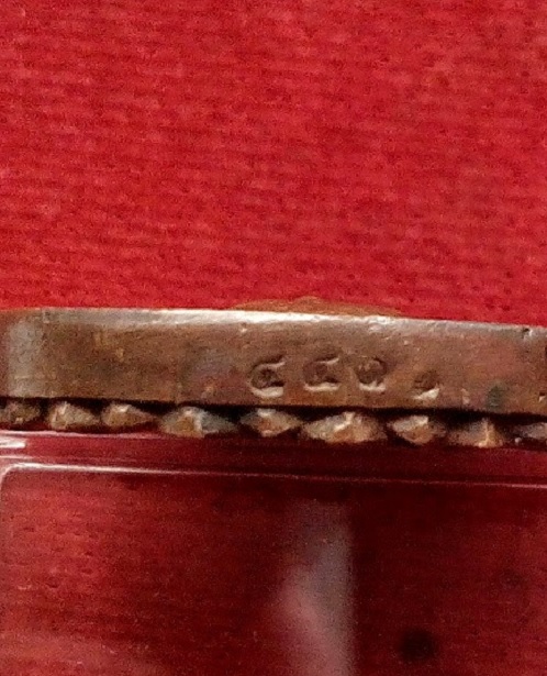 เหรียญล้อแม็ก ไหว้ครู ปี2543 หลังหน้าเสือ หลวงพ่อเปิ่น วัดบางพระ ตอกโค๊ตด้านหน้า,หมายเลข 4410  - 3