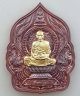 เหรียญเจ้าสัวแสนล้าน หลวงพ่อพัฒน์ วัดห้วยด้วน  เนื้อทองแดง หน้ากากทองทิพย์ ตอกโค๊ค พ และหมายเลข31