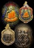 เสมา8รอบเนื้อกะไหล่ทองลงยา2โค๊ตหลวงปู่คร่ำวัดวังหว้า