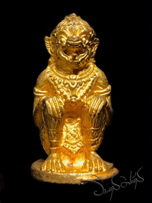 หนุมานอมตฤทธิ์หลวงปู่ทิมย้อนยุคเนื้อทองทิพย์ - 1