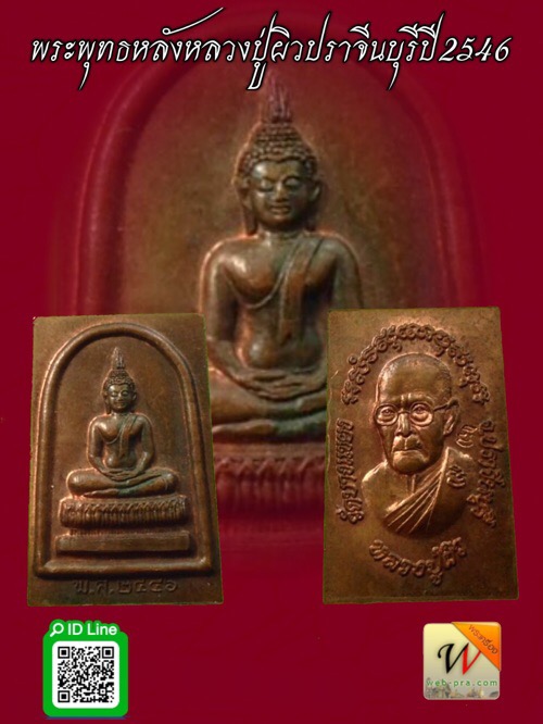 เหรียญพระพุทธ หลังหลวงปู่ผิว สีลวิสุทโธ ปี2546 - 1