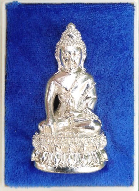 กริ่งชินบัญชรหลวงพ่อสิงห์วัดเขาหวายเนื้อเงินรุ่นแรกสร้าง199 องค์หมายเลข100 - 3