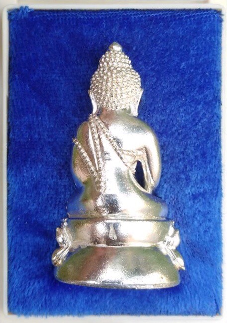กริ่งชินบัญชรหลวงพ่อสิงห์วัดเขาหวายเนื้อเงินรุ่นแรกสร้าง199 องค์หมายเลข100 - 4