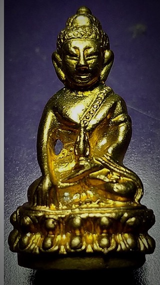 กริ่งจักรพรรดิ์เนื้อทองฝาบาตรหลวงปู่ขุ้ย - 1