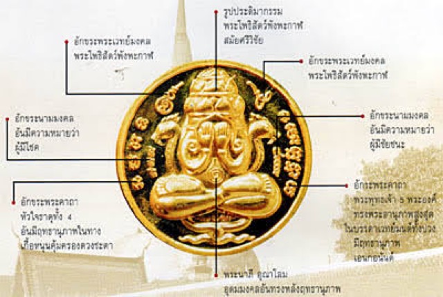 ชุดกรรมการ พระปิดตาศรีมหาราชพังพะกาฬ (บล็อคทองคำ) เบอร์เดียวกันทั้งชุด - 3