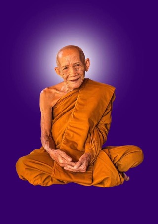พระสมเด็จหล่อโบราณสมปรารถนาหลวงปู่สงฆ์รุ่นแรกหมายเลข 628 - 4