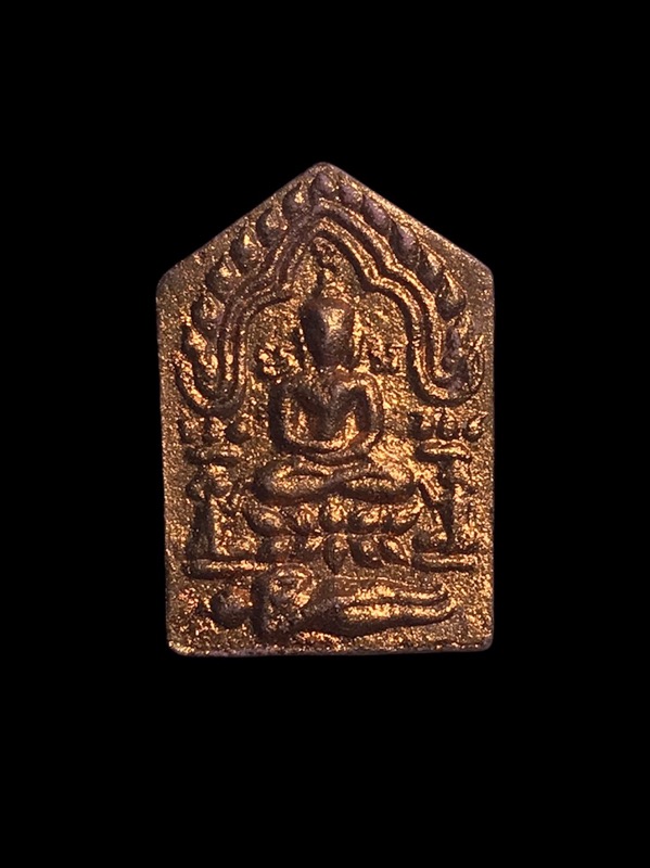 ขุนแผนพรายกุมารหลวงปู่ทิมออกวัดศรีวโนภาสปี58 เนื้อว่านชมพูตะกรุดสาริกาทองแดงพิมพ์ใหญ่+พิมพ์เล็ก - 3