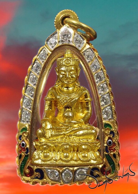 พระกริ่งเจ้าฟ้านเรศ เนื้อทองกายสิทธิ์ สร้างเมื่อปี 2550 - 1