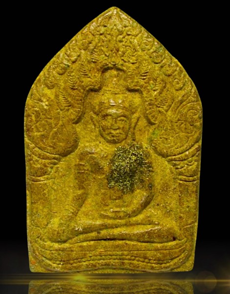 พระขุนแผนชัยวรมัน(ขุนแผนสะกดทัพ)เนื้อว่านดอกทองผสมพรายกุมาร - 1