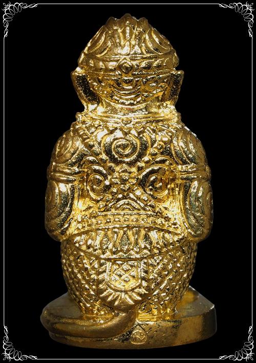 #๖๒๔ หนุมานปราบศัตรูพ่าย เนื้อทองระฆังโบราณ หลวงปู่บุญมา สำนักสงฆ์เขาแก้วทอง ปราจีนบุรี พร้อมกล่อง - 2