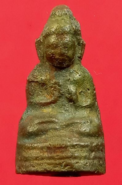 พระชัยวัฒน์ ครึ่งซีก หลังยันต์ วัดช่องลม ราชบุรี พ.ศ.2500 - 1