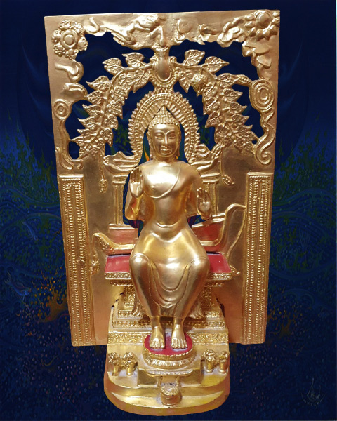 พระบูชาพิมพ์นั้งเมือง สโมสรโรตารี่จ.มหาสารคามจัดสร้าง ปี 40 - 1