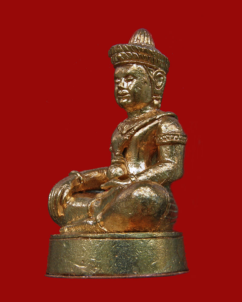 กริ่งโภคทรัพย์พระเจ้าชัยวรมัน เนื้อสัมฤทธิ์โชค 2560 หลวงปู่ข้าวแห้ง วัดตาปันศรัทธาราม/สุรินทร์ - 4