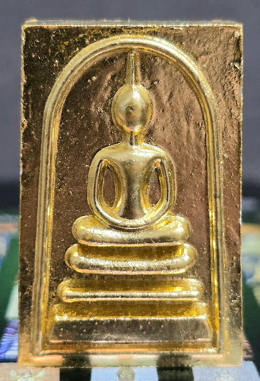 พระผงสมเด็จ เนื้อขาวพุทธคุณ หุ้มแผ่นทองคำแท้ 99.99% ทั้งองค์หลวงปู่คีบ ธีรปัญโญ วัดป่าสุทธาวาส - 1
