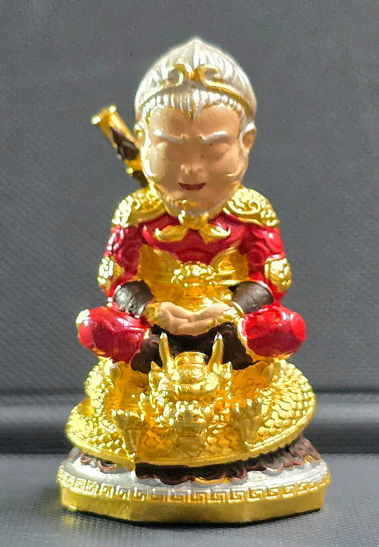 ฉีเทียนน้อย ซีรี่2 ปางนั่งสมาธิ ออกวัดเขาชะอางค์ อุทยานพระใหญ่ จ.กาญจนบุรี เพ้นท์เสมือนจริง ชุดแดง - 1