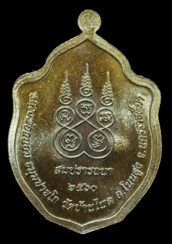 เหรียญมังกรคู๋ หลวงพ่อถนอม ธมฺมปายโก รุ่นสมปราถนา เนื้อชนวน ๒ โค๊ต - 2