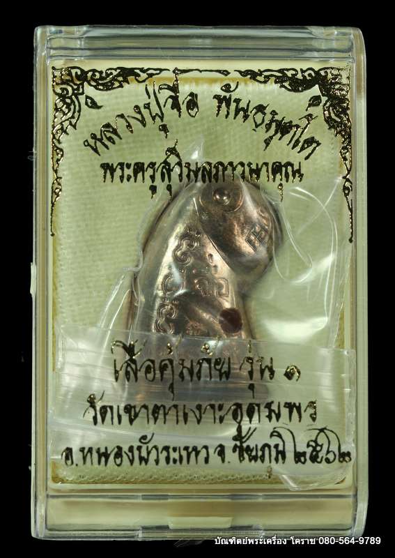 เสือคุ้มภัย รุ่น ๑ หลวงปู่จื่อ พันธมุตโต วัดเขาตาเงาะอุดพร เนื้อนวะโลหะ - 3