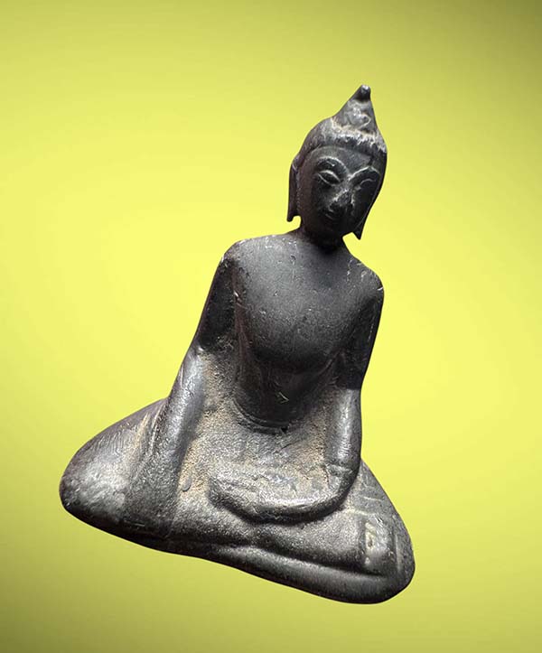 พระนั่งลอยองค์ศิลป์นครศรีธรรมราช เนื้อชิน - 4
