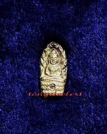 พระนาคปรกใบมะขาม หลวงปู่คร่ำ วัดวังหว้า จ.ระยอง เนื้อเงิน รุ่นอุปถัมภ์ ๓๗ สวยมากค่ะ - 1