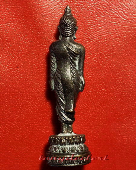พระพุทธเจ้าปางเปิดโลก หลวงปู่หลิว วัดไร่แตงทอง ปี 2539 เนื้อนวโลหะ ขนาดห้อยคอ สวยมากค่ะ - 2