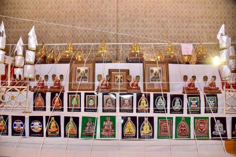 หลวงพ่อเงิน วัดบางคลาน หลวงพ่อเพชร วัดท่าหลวง พิธีมหาพุทธาภิเษก สมโภช รุ่น เงิน เพชร พิจิตร 63 - 2