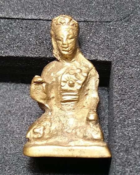 นางกวัก หล่อโบราณ รุ่นแรก หลวงพ่อพูล วัดไผ่ล้อม สภาพสวยไม่ได้ใช้ ปี 2513 - 1