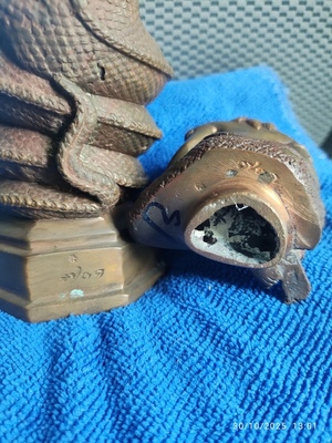 พระบูชาจตุคามรามเทพ นาคปรก 7 เศียร สูง 9 นิ้ว - 3