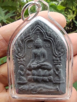 ขุนแผนพรายเนื้อดำ (พิมพ์พราย 59ตน หลังยันต์จม) รุ่นบูชาครู45 อาจารย์เปล่งบุญยืน - 1