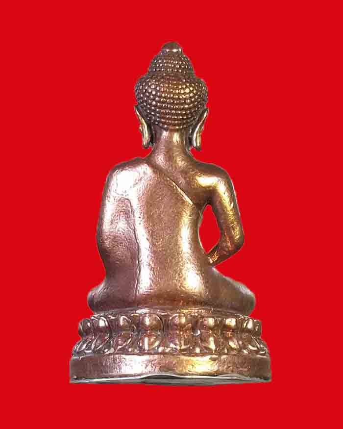 พระนิรันตรายหลวงพ่อตุด วัดธรรมถาวร จ.ชุมพร เนื้อทองแดงผิวไฟ องค์ที่ 2 - 2
