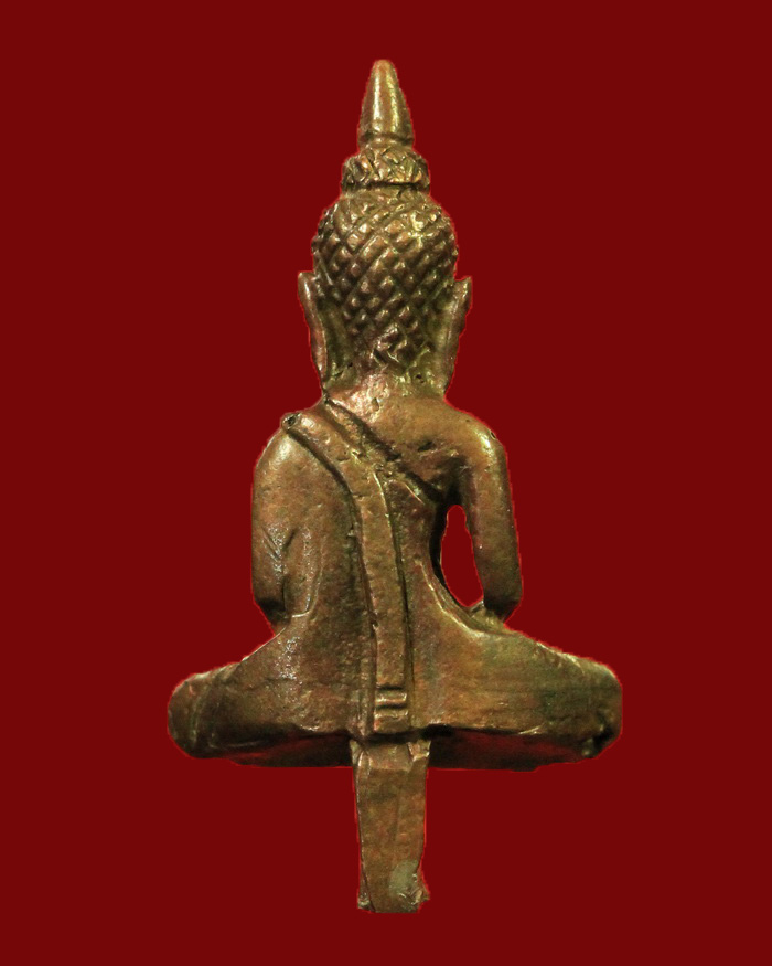 พระยอดธงท่านเจ้าคุณนุ้ย วัดสามแก้ว จ.ชุมพร รุ่นแรก ปี 47 เนื้อทองแดง # 2 - 2