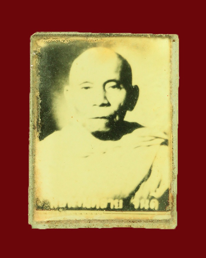 ภาพถ่ายอัดกระจกหลวงพ่อคล้าย วัดจันดี จ.นครศรีธรรมราช ปี 05 พิมพ์ 2 หน้า นิยม - 1