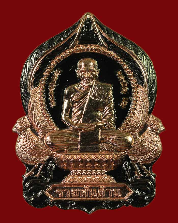 เหรียญหลวงปู่แผ้ว สำนักสงฆ์ปฏิบัติธรรมบ้านใสหลวง จ.พัทลุง รุ่น รวยพันล้าน ปี 65  - 1