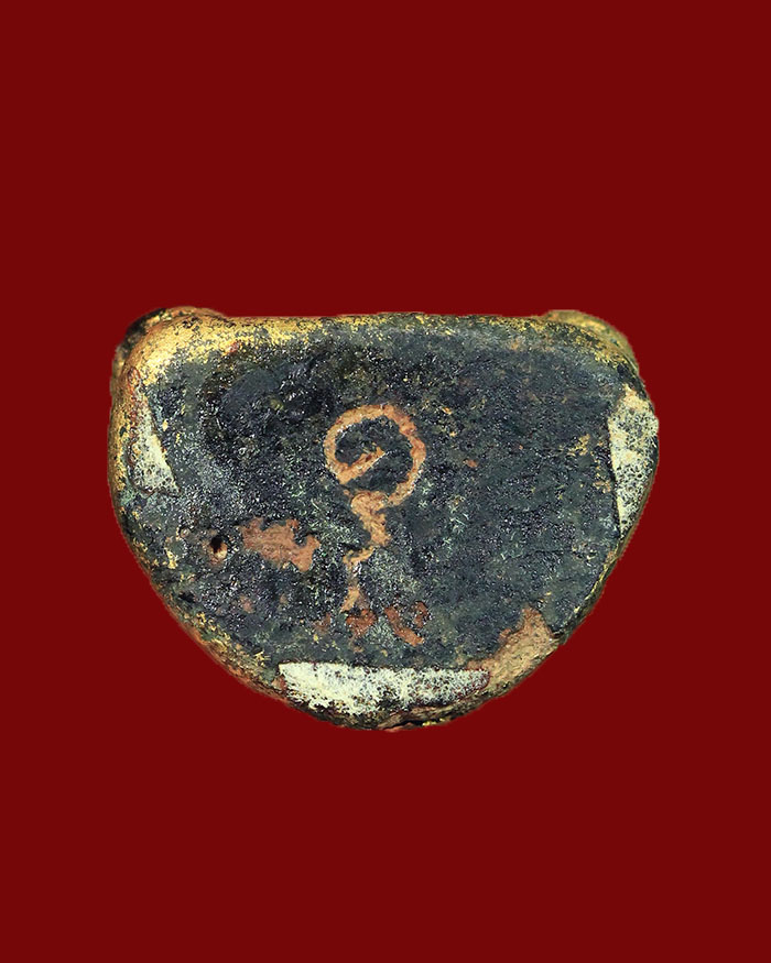 รูปเหมือนหลวงพ่อสงฆ์ วัดเจ้าฟ้าศาลาลอย จ.ชุมพร ปี 95 เนื้อดินชุบรักปิดทอง - 3