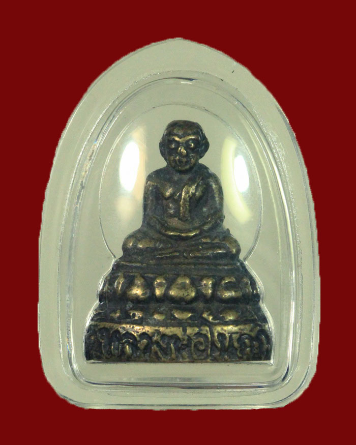 รูปหล่อโบราณหลวงพ่อในกุฏ วัดกุยบุรี จ.ประจวบคีรีขันธ์ ออกวัดไร่บน ปี 2516 - 1