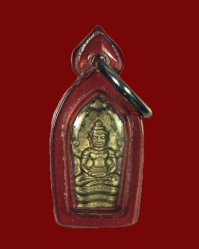 พระนาคปรกใบมะขามหลวงพ่อสงฆ์ วัดเจ้าฟ้าศาลาลอย จ.ชุมพร ปี 18 บล็อกนิยม เลี่ยมพร้อมใช้ - 1