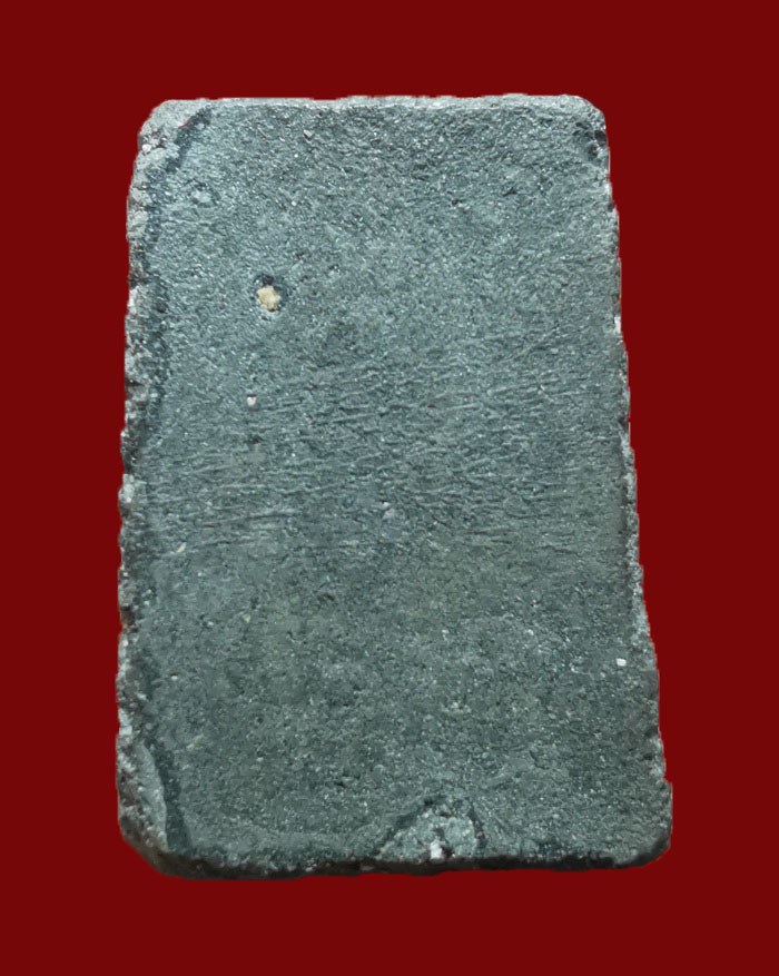 พระสมเด็จอาจารย์เลื่อน วัดสามแก้ว จ.ชุมพร หลังเรียบ เนื้อสีเทา - 2