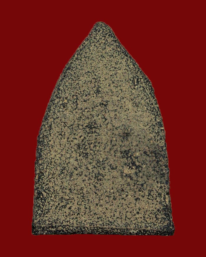 พระกลีบบัวอาจารย์เลื่อน วัดสามแก้ว จ.ชุมพร ปี 2503 เนื้อดำ - 2