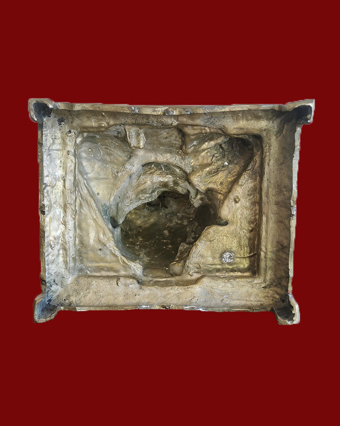 พระบูชารุ่นแรกหลวงพ่อเลิบ วัดท้องต้มน้อย อ.ทุ่งตะโก จ.ชุมพร ปี 53 ขนาดหน้าตัก 9 นิ้ว  - 5