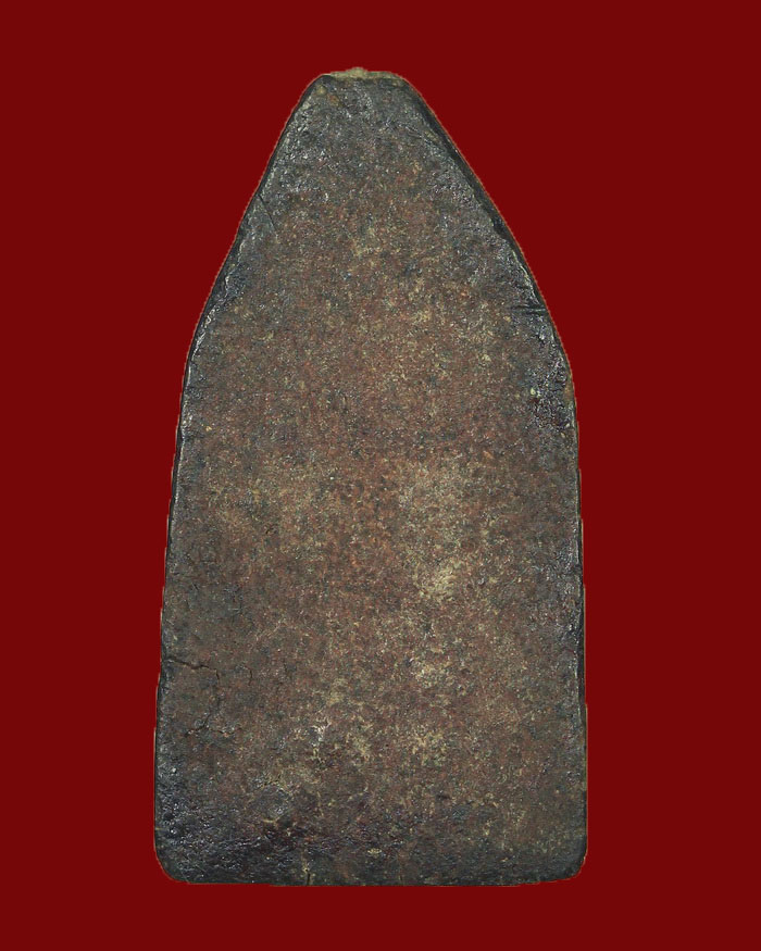 พระขุนแผนอาจารย์เลื่อน วัดสามแก้ว จ.ชุมพร พิมพ์บัวฟันปลา หลังเรียบ เนื้อชานหมาก - 2