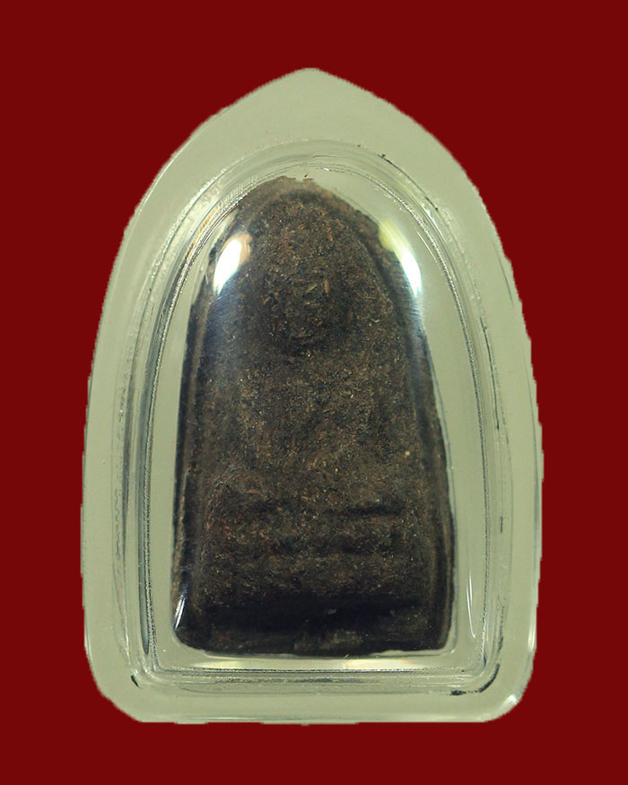 พระเนื้อว่านหลวงปู่ทวด วัดบางนอน จ.ระนอง ปี 2505 พิมพ์ตุ๊กตาเล็ก - 1