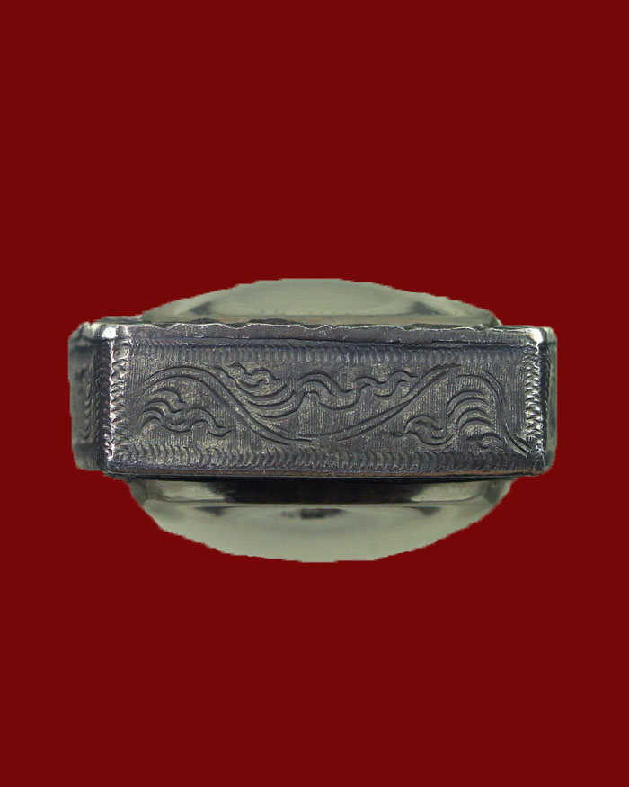 รูปเหมือนปั๊มรุ่นแรกหลวงพ่อสงฆ์ วัดเจ้าฟ้าศาลาลอย จ.ชุมพร ปี 08 ออกวัดหาดทรายแก้ว เลี่ยมเงินพร้อมใช้ - 3