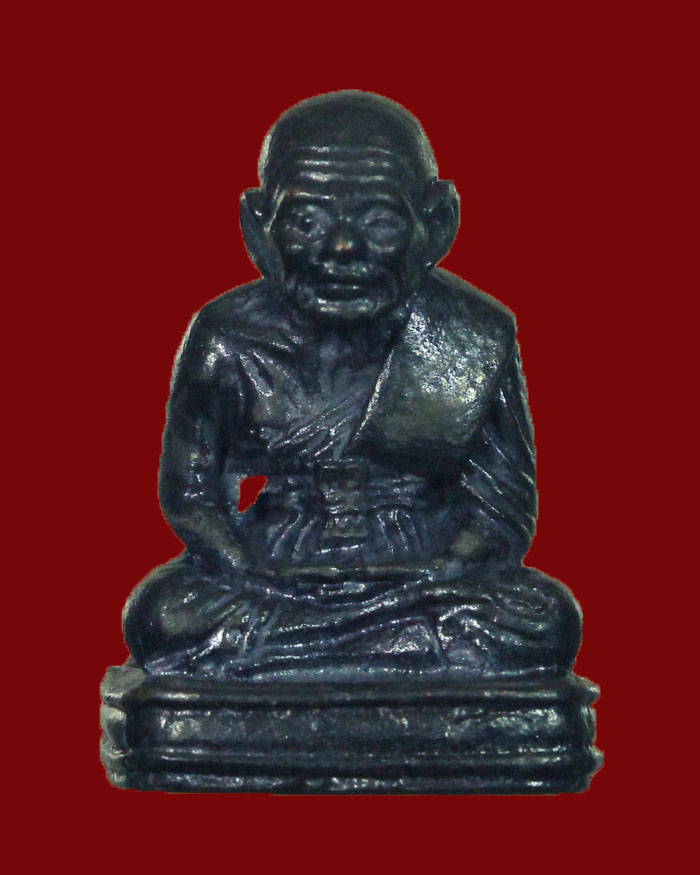 รูปหล่อหลวงปู่ทวด วัดช้างให้ จ.ปัตตานี ปี 56 รุ่น 101 ปีพระอาจารย์ทิม เนื้อนวะแก่เงิน - 1